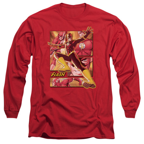 Image for Justice League of America Long Sleeve Shirt - Flash