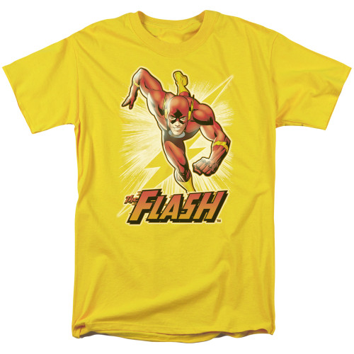Image for Justice League of America Flash Yellow T-Shirt