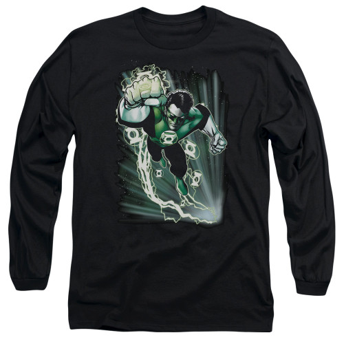 Image for Justice League of America Long Sleeve Shirt - Emerald Energy
