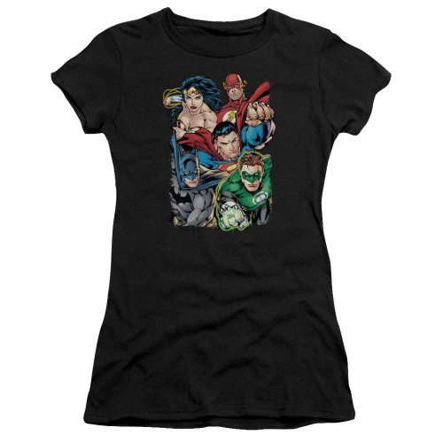 Image for Justice League of America Break Free Girls Shirt