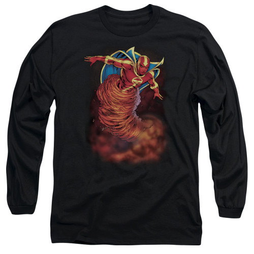 Image for Justice League of America Long Sleeve Shirt - Tornado Cloud