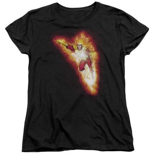 Image for Justice League of America Firestorm Blaze Woman's T-Shirt