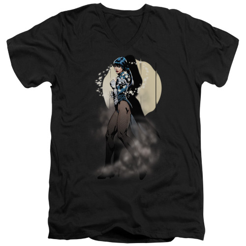 Image for Justice League of America V Neck T-Shirt - Zatanna Illusion