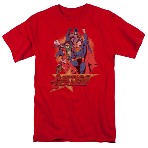 Image for Justice League of America Raise Your Fist T-Shirt