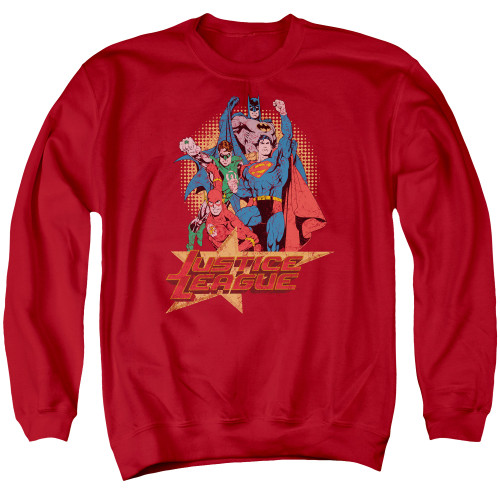 Image for Justice League of America Crewneck - Raise Your Fist