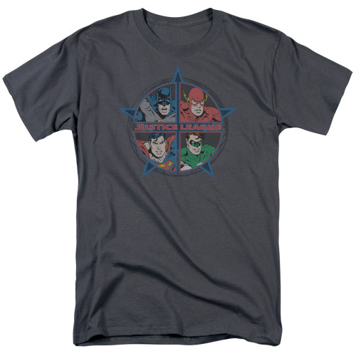 Image for Justice League of America Four Heroes T-Shirt