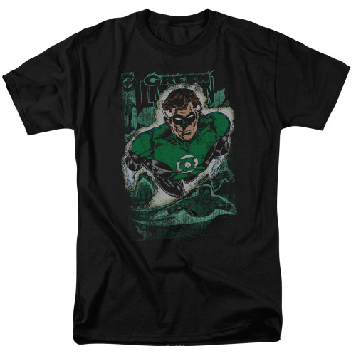 Image for Justice League of America Green Lantern #1 Distress T-Shirt