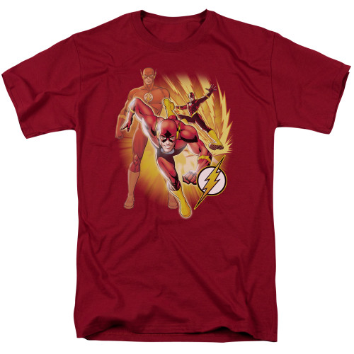 Image for Justice League of America Flash Collage T-Shirt
