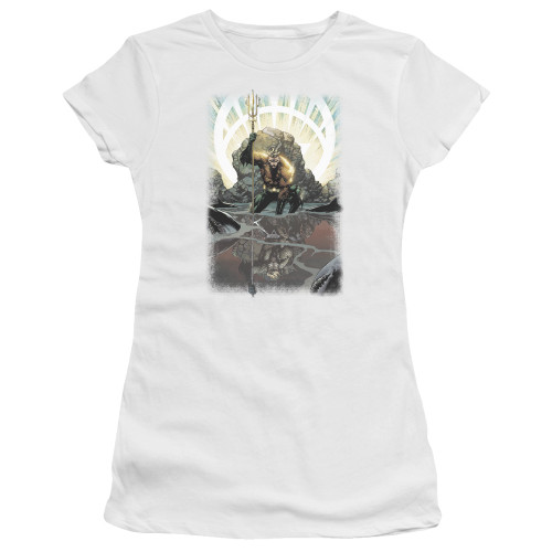 Image for Justice League of America Brightest Day Aquaman Girls Shirt