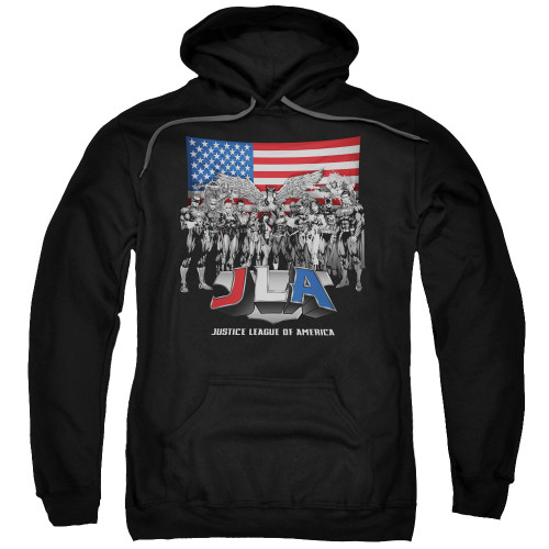 Image for Justice League of America Hoodie - All American Eagle