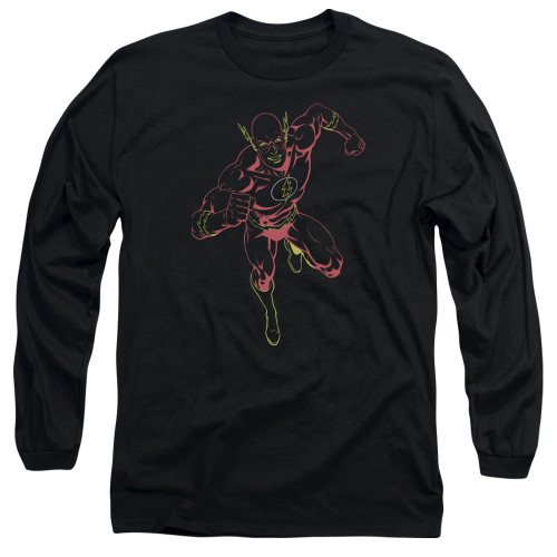 Image for Justice League of America Long Sleeve Shirt - Neon Flash