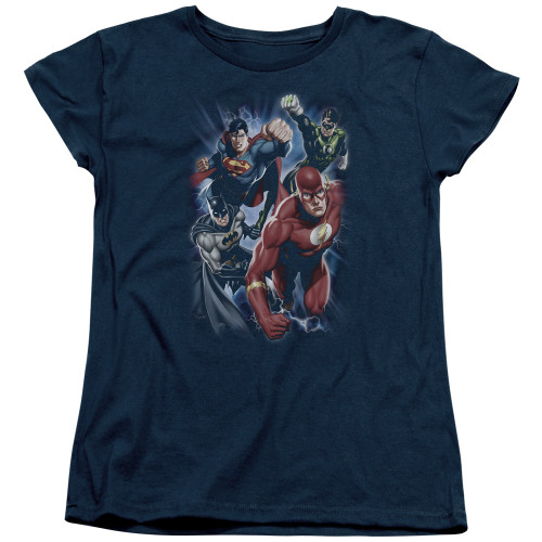 Image for Justice League of America Storm Chasers Woman's T-Shirt