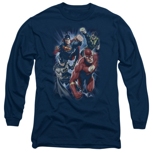 Image for Justice League of America Long Sleeve Shirt - Storm Chasers