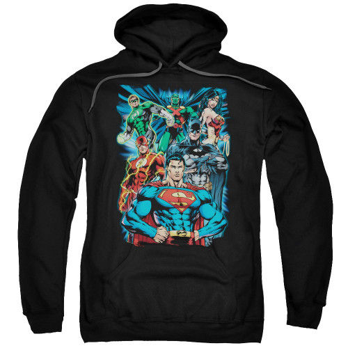 Image for Justice League of America Hoodie - Justice is Served