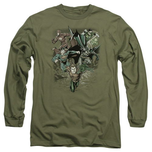 Image for Justice League of America Long Sleeve Shirt - Spacing Out