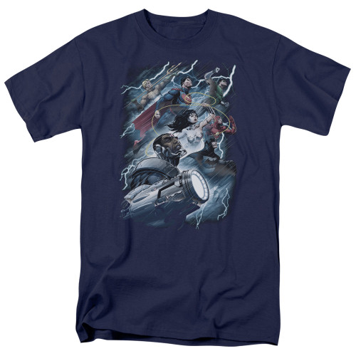 Image for Justice League of America Ride the Lightning T-Shirt