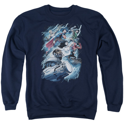 Image for Justice League of America Crewneck - Ride the Lightning