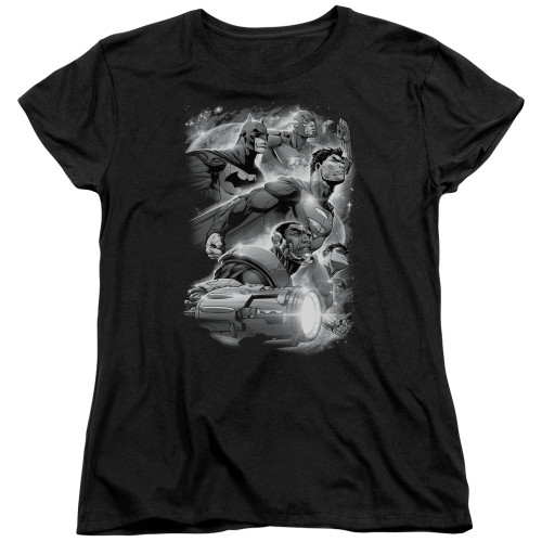 Image for Justice League of America JL Atmospheric Woman's T-Shirt