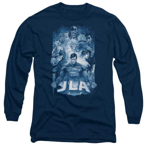 Image for Justice League of America Long Sleeve Shirt - Burst