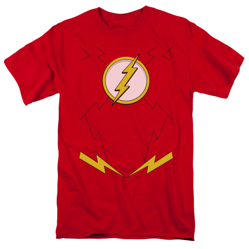 Image for Justice League of America New Flash Uniform T-Shirt