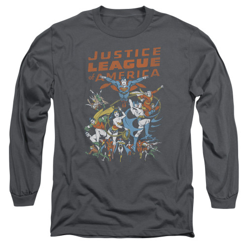 Image for Justice League of America Long Sleeve Shirt - Big Group