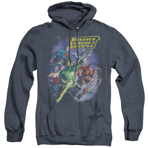 Image for Justice League of America Heather Hoodie - Onward