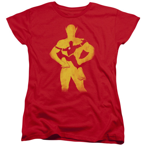Image for Justice League of America Flash Knockout Woman's T-Shirt
