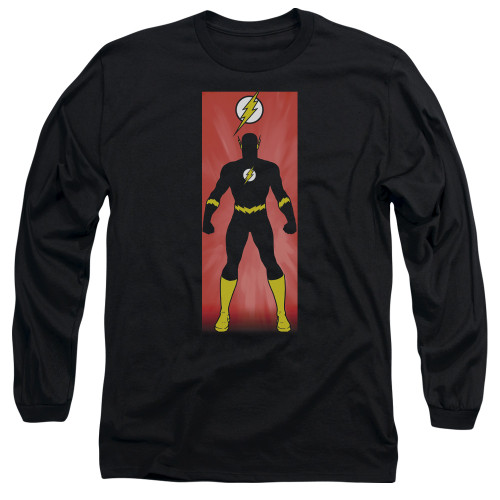 Image for Justice League of America Long Sleeve Shirt - Flash Block
