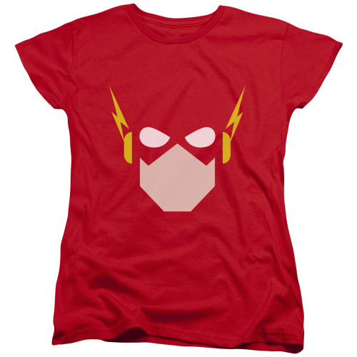 Image for Justice League of America Flash Head Woman's T-Shirt