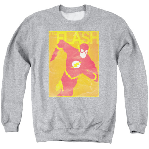 Image for Justice League of America Crewneck - Simple Flash Poster