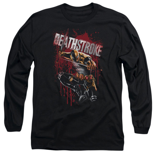 Image for Justice League of America Long Sleeve Shirt - Blood Splattered