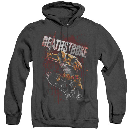 Image for Justice League of America Heather Hoodie - Blood Splattered