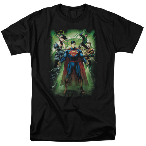 Image for Justice League of America Power Burst T-Shirt