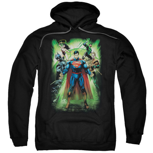 Image for Justice League of America Hoodie - Power Burst