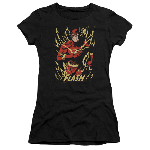 Image for Justice League of America Flash Flare Girls Shirt