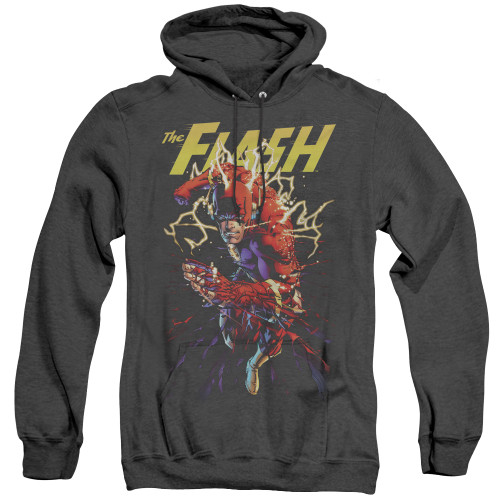 Image for Justice League of America Heather Hoodie - Ripping Apart