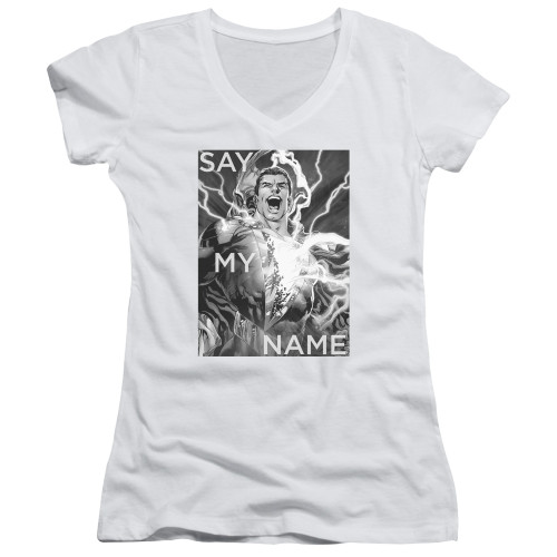 Image for Justice League of America Girls V Neck - Name