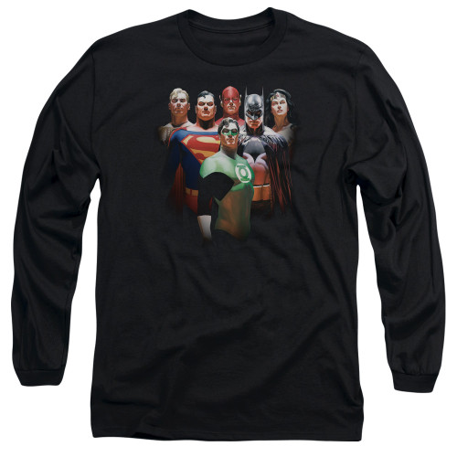 Image for Justice League of America Long Sleeve Shirt - Roll Call