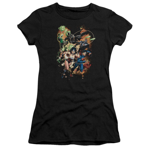 Image for Justice League of America Battle Ready Girls Shirt