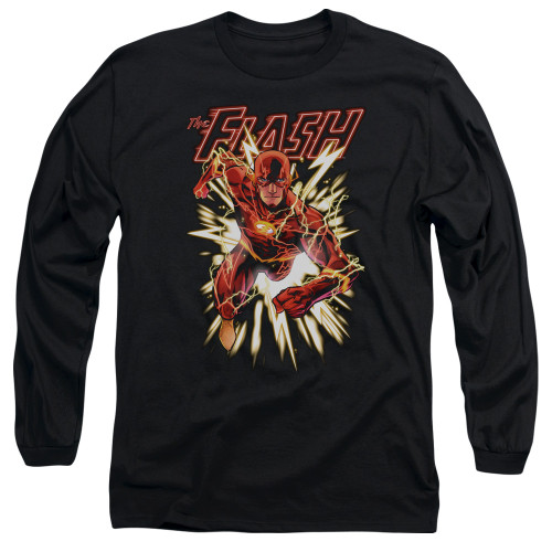 Image for Justice League of America Long Sleeve Shirt - Flash Glow