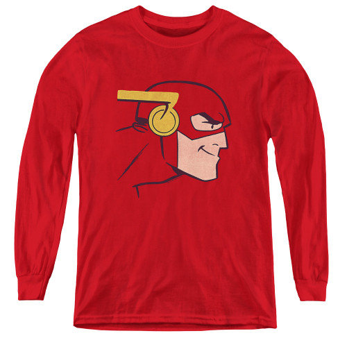 Image for Justice League of America Cooke Head Youth Long Sleeve T-Shirt