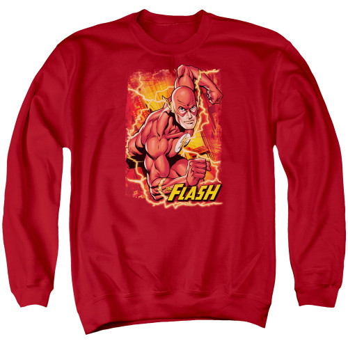 Image for Justice League of America Crewneck - Flash Lightning