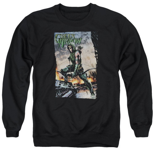 Image for Justice League of America Crewneck - Fire and Rain