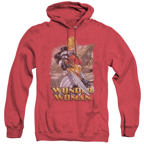 Image for Justice League of America Heather Hoodie - Wonder Woman