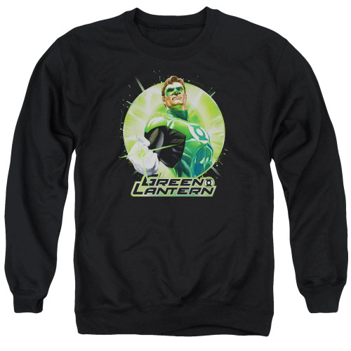 Image for Justice League of America Crewneck - Green Static