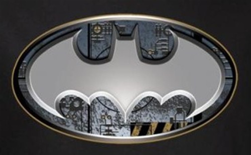 Batman T-Shirt - Steel Wall Shield Logo