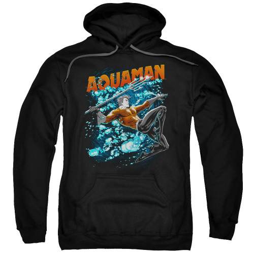 Image for Justice League of America Hoodie - Aqua Bubbles