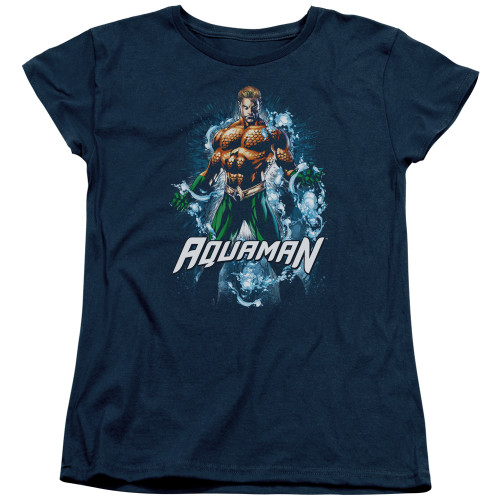 Image for Justice League of America Water Powers Woman's T-Shirt