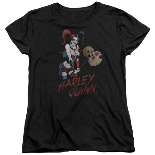 Image for Justice League of America Harley Hammer Woman's T-Shirt