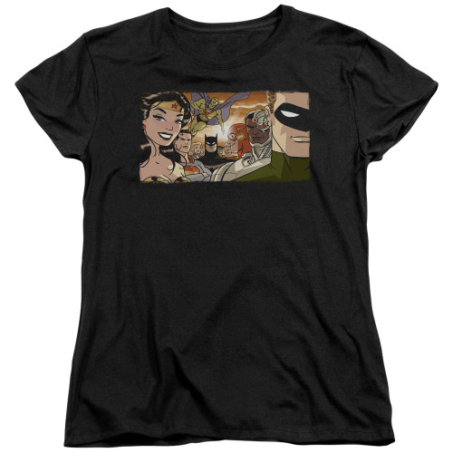 Image for Justice League of America Cinematic League Woman's T-Shirt